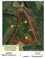 Aerial Trails & Location Signs Map