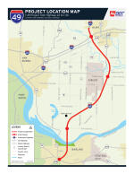 Projected I-49 Route