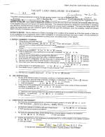 Seller Property Condition Disclosure