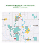 Map Shwg State Forest-WMA's in the Area