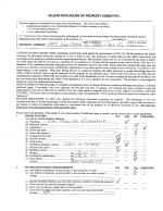 Seller Property Condition Disclosure