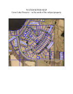 Water-Sewer Map - Extension from the North
