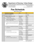 WyCo Fee Schedule