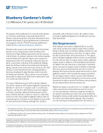 UF Blueberry Gardener&#039;s Guide