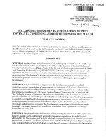 Chalks Landing Covenants and Restrictions