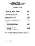 Environmental Standards/Arc Review