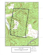 Blevins timber cruise map point locations