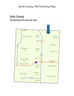 Rock County Township Map
