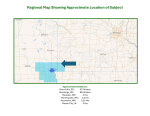 Regional Map Showing Approx Location of Subject
