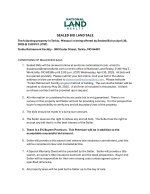 Sealed Bid Terms & Conditions