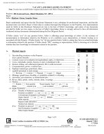 Vacant Land Disclosure