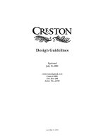 Creston Design Guidelines