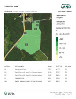 Timber Site Index Map