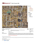 Map Showing Location within County