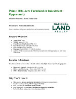 Flyer - Prime SW Minnesota Land