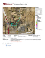 Site Map Showing Sanitary Sewer Lines