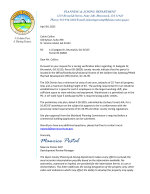 Zoning Verification Letter
