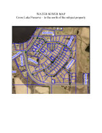 Water-Sewer Map - Extension from the North