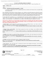 Vacant Land Disclosure