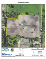 AgriData Topo Contours Map